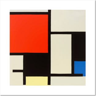 Composition (1921) by Piet Mondrian Posters and Art